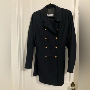 Jill Sander Navy double-button coat